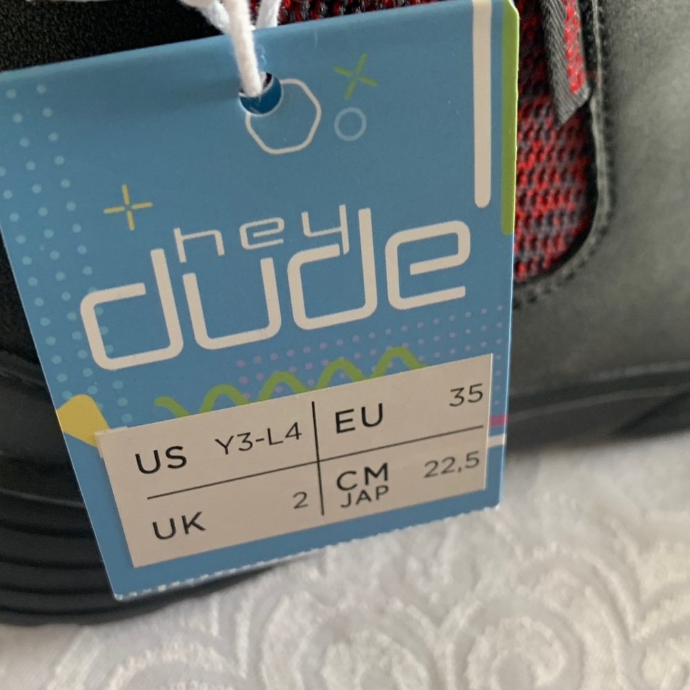 Hey Dude Kids Boots - Black and Red - Picture 7 of 14